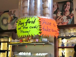 Pay first Italian bar- Italy from the Inside