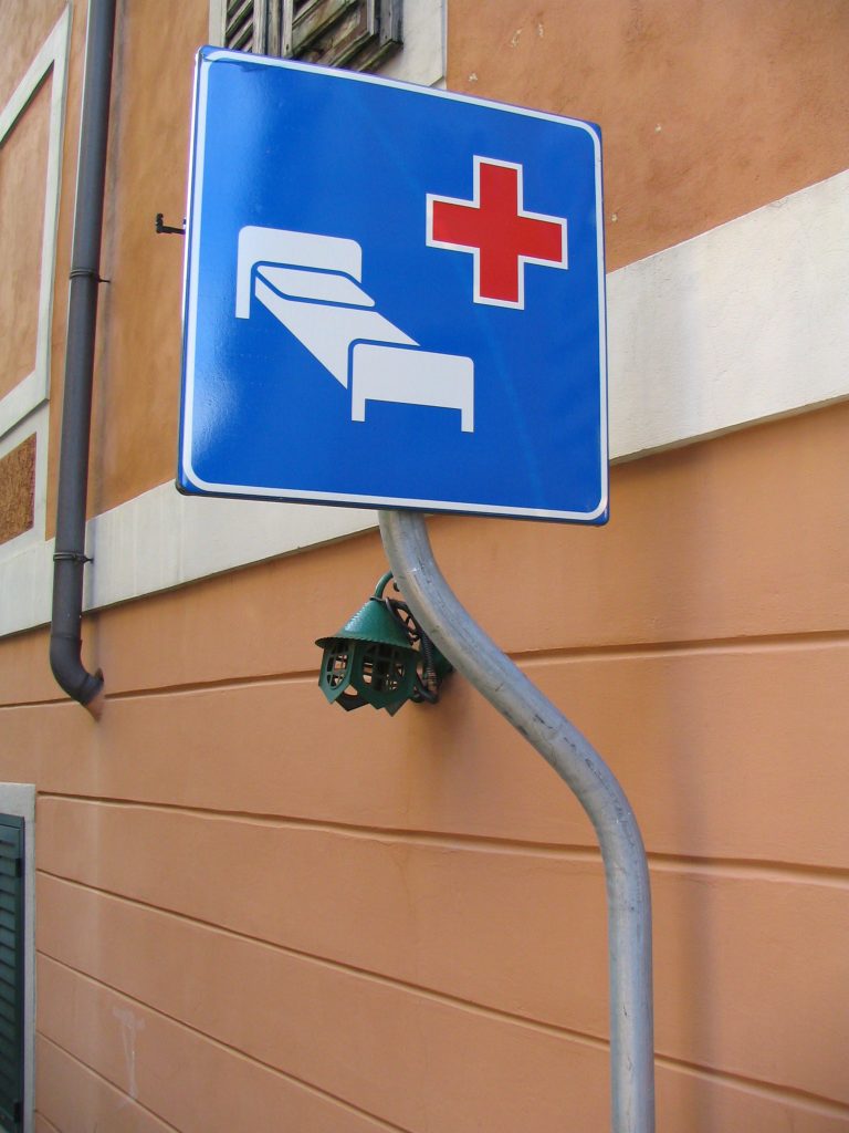 Hospital sign- Italy from the Inside