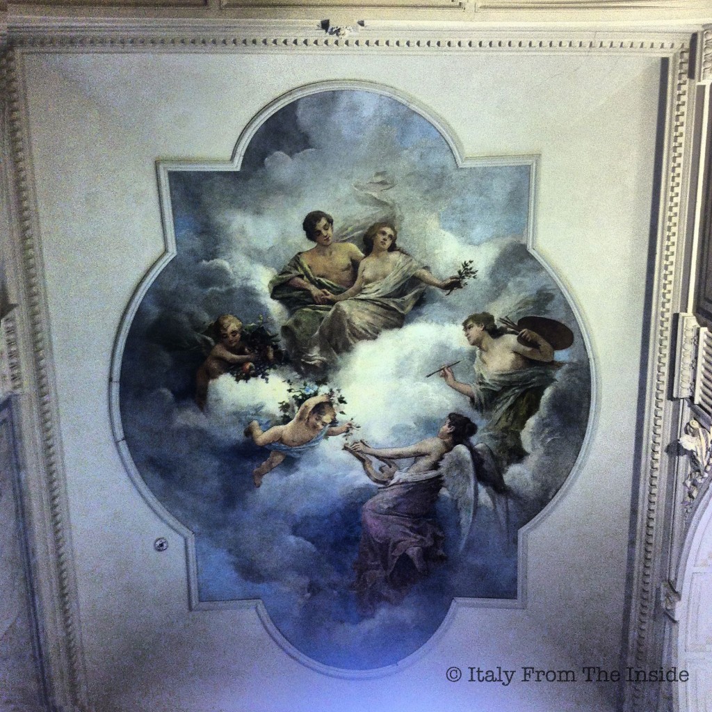 Ceiling fresco- Italy from the Inside